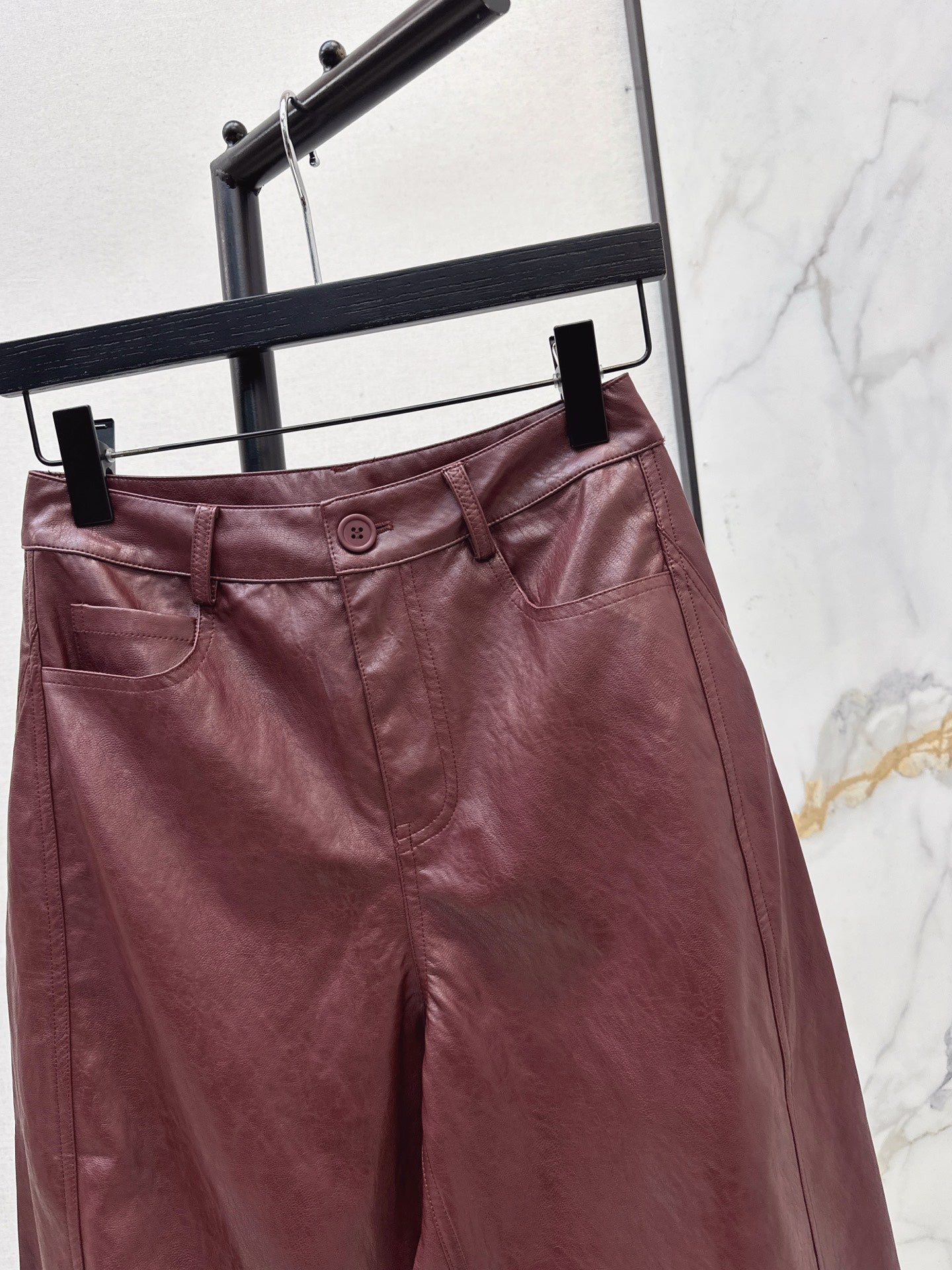 Row 25fw leather pants