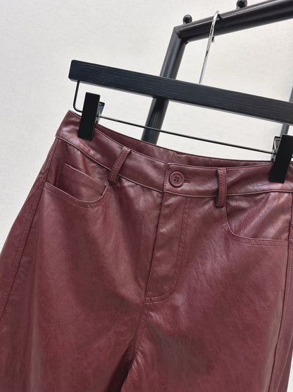 Row 25fw leather pants