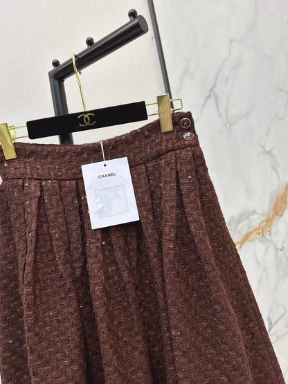 Chan 25fw woven skirt