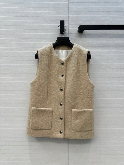 Chan 25fw woolen vest