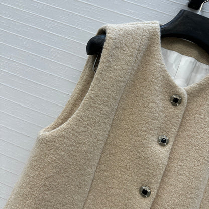 Chan 25fw woolen vest