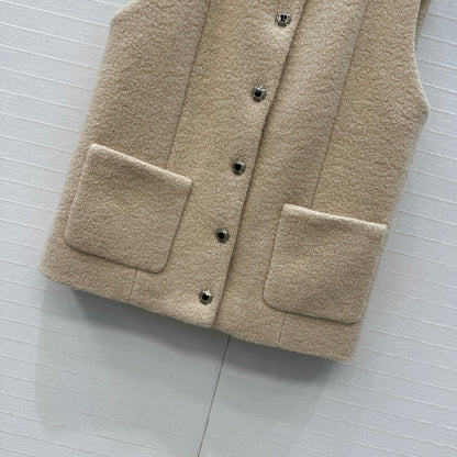 Chan 25fw woolen vest