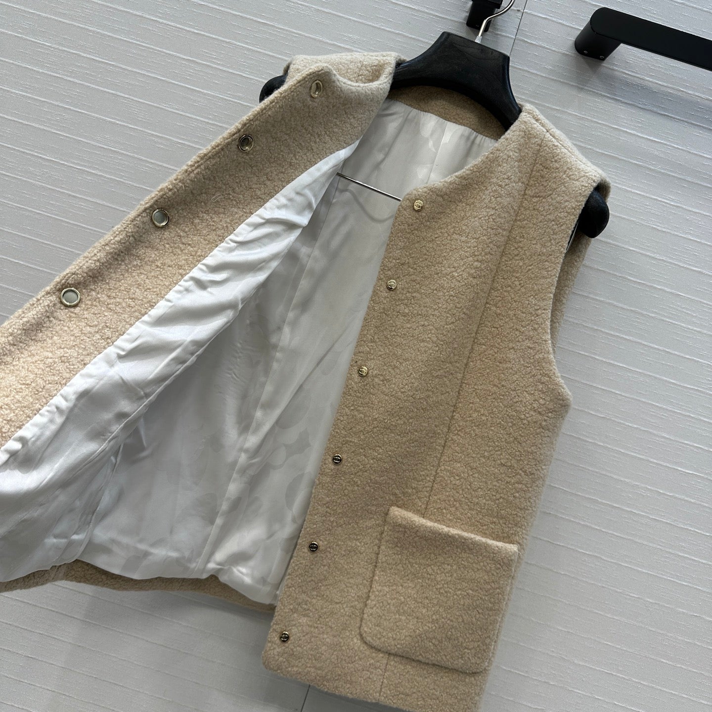 Chan 25fw woolen vest