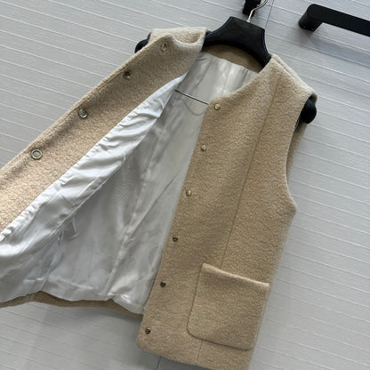 Chan 25fw woolen vest