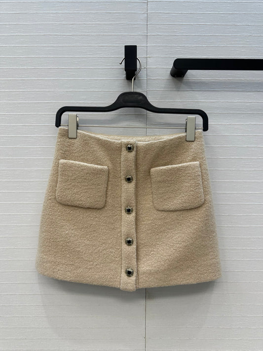 Chan 25fw woolen skirt