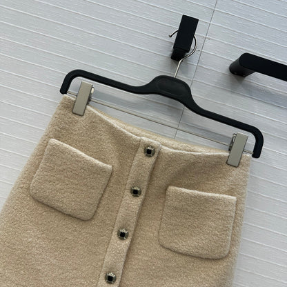 Chan 25fw woolen skirt