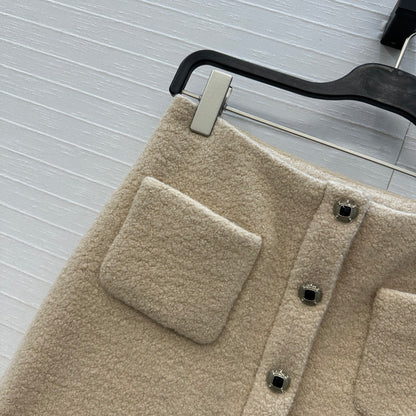 Chan 25fw woolen skirt