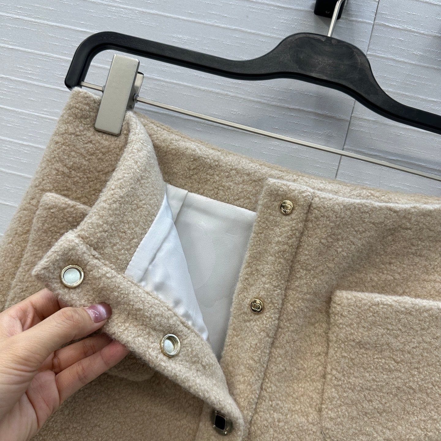 Chan 25fw woolen skirt