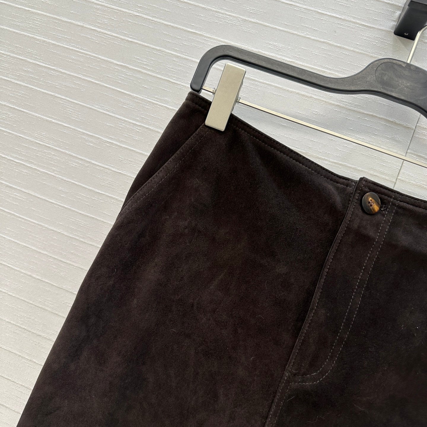 Row 25fw leather skirt