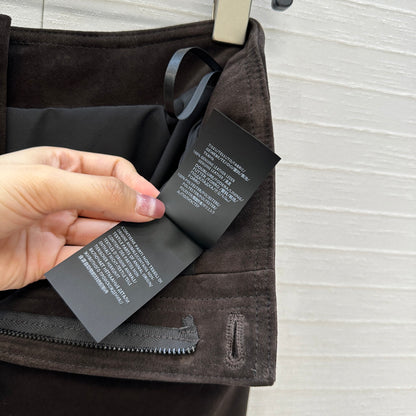 Row 25fw leather skirt