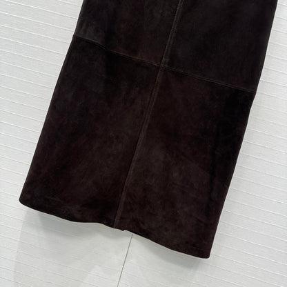 Row 25fw leather skirt