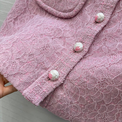 Chan 25fw lace skirt