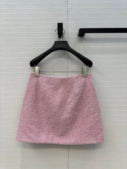 Chan 25fw lace skirt