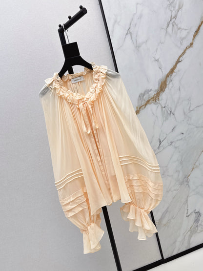 Zimm 25fw puff sleeve shirt