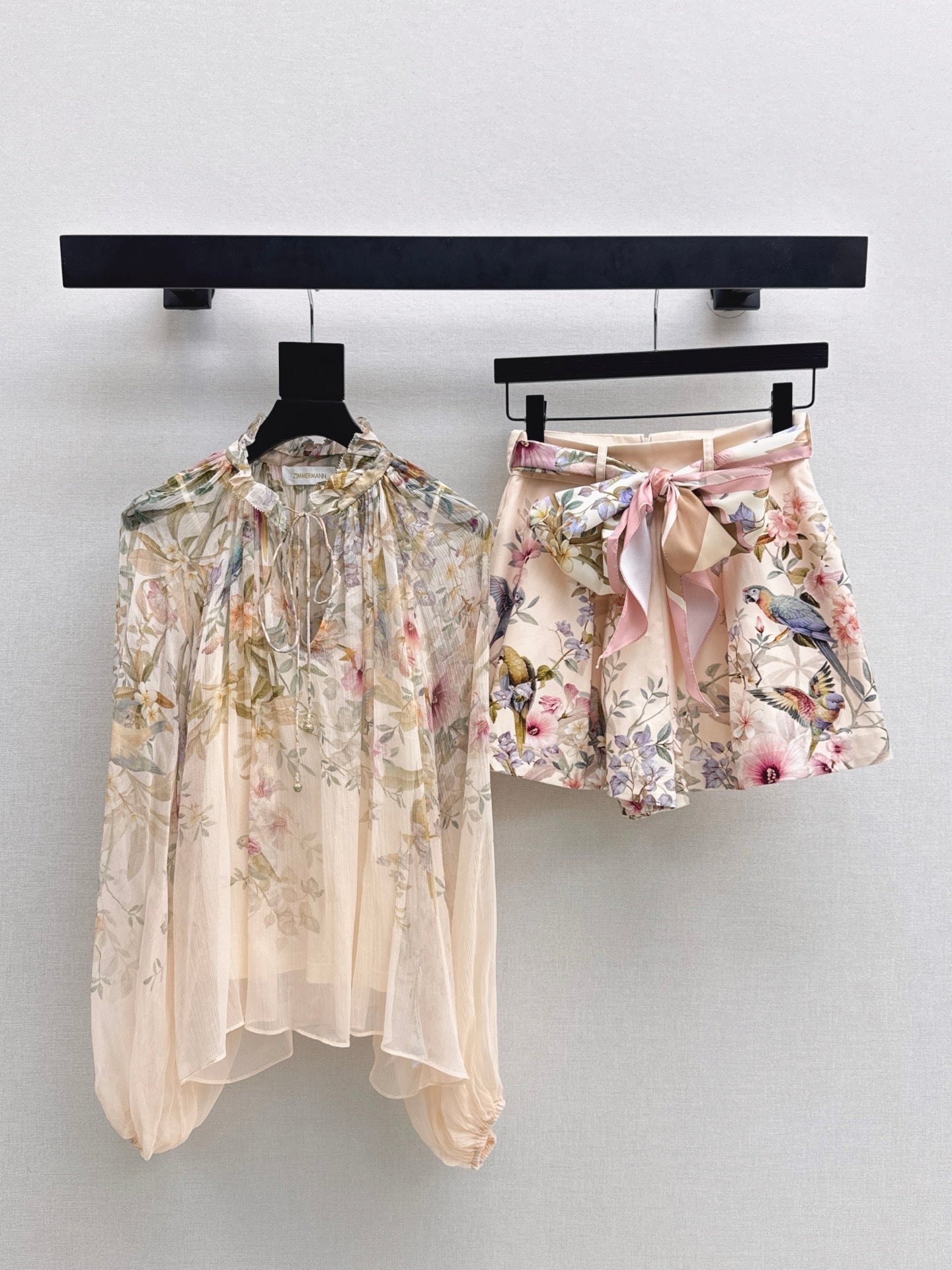 Zimm 25fw floral print shirt
