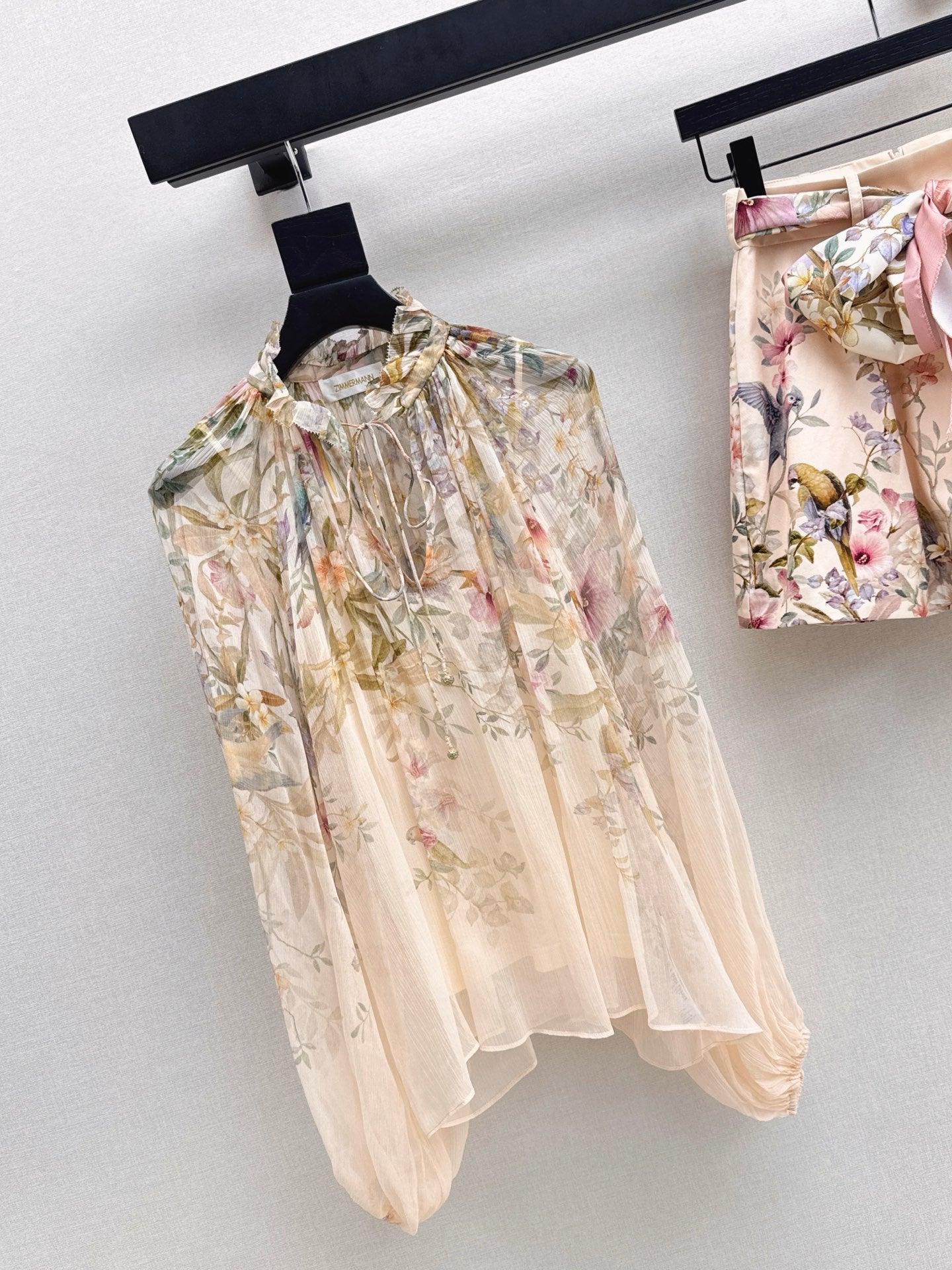 Zimm 25fw floral print shirt