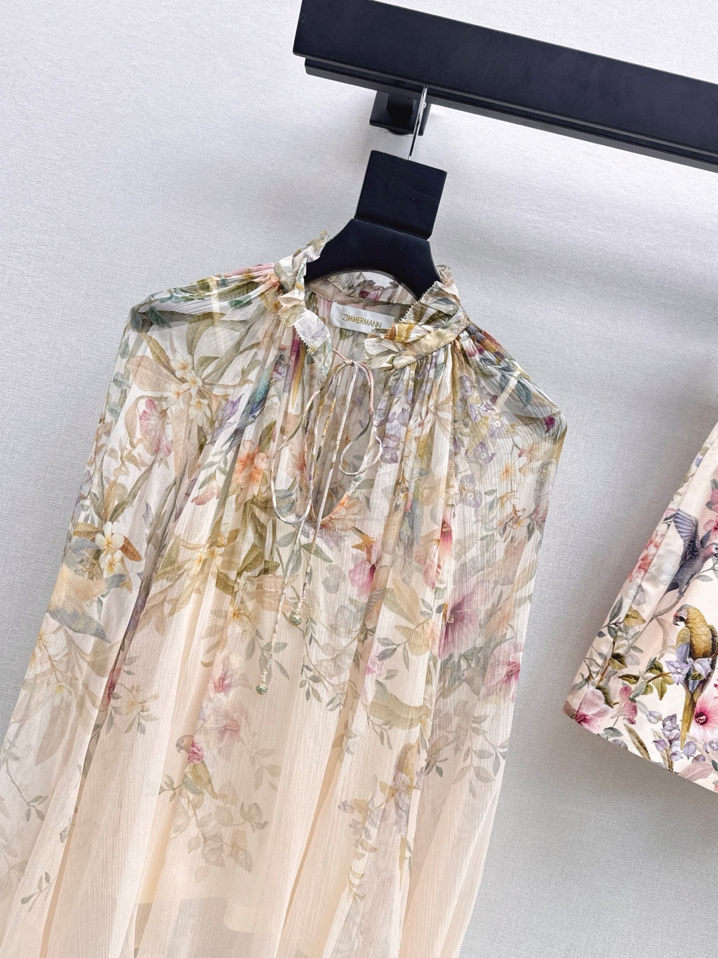 Zimm 25fw floral print shirt