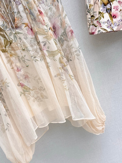 Zimm 25fw floral print shirt