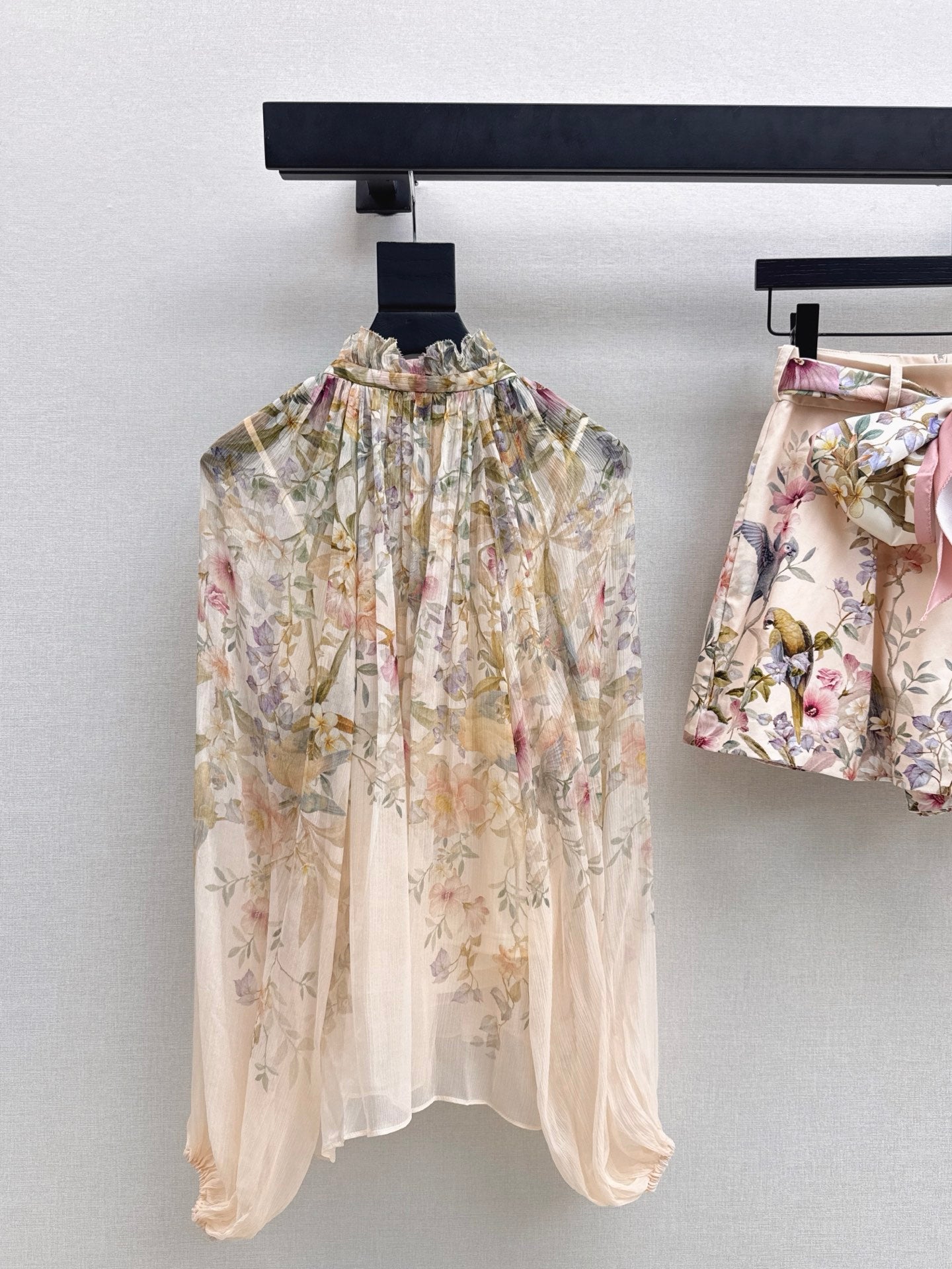 Zimm 25fw floral print shirt