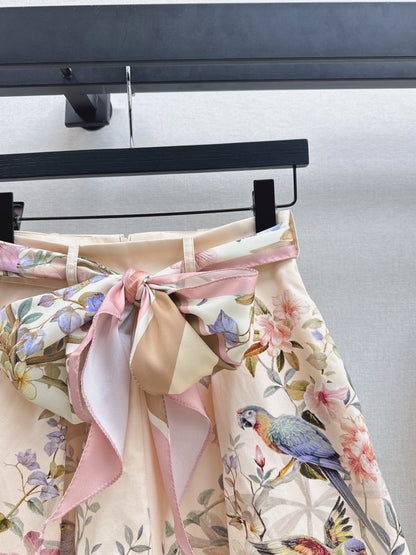 Zimm 25fw floral print short