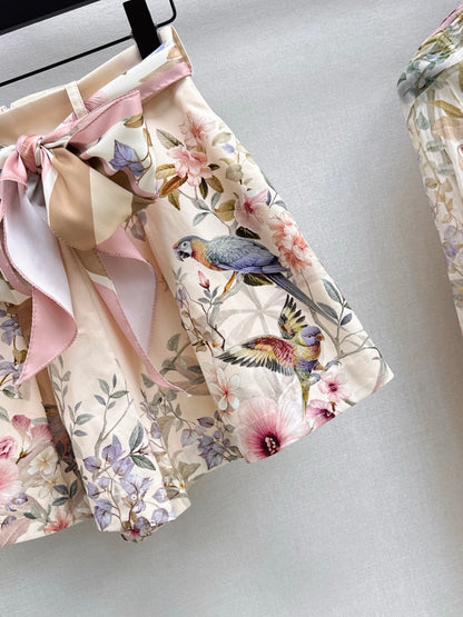 Zimm 25fw floral print short