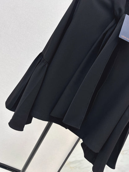 Louis 25fw ribbon flare sleeve shirt