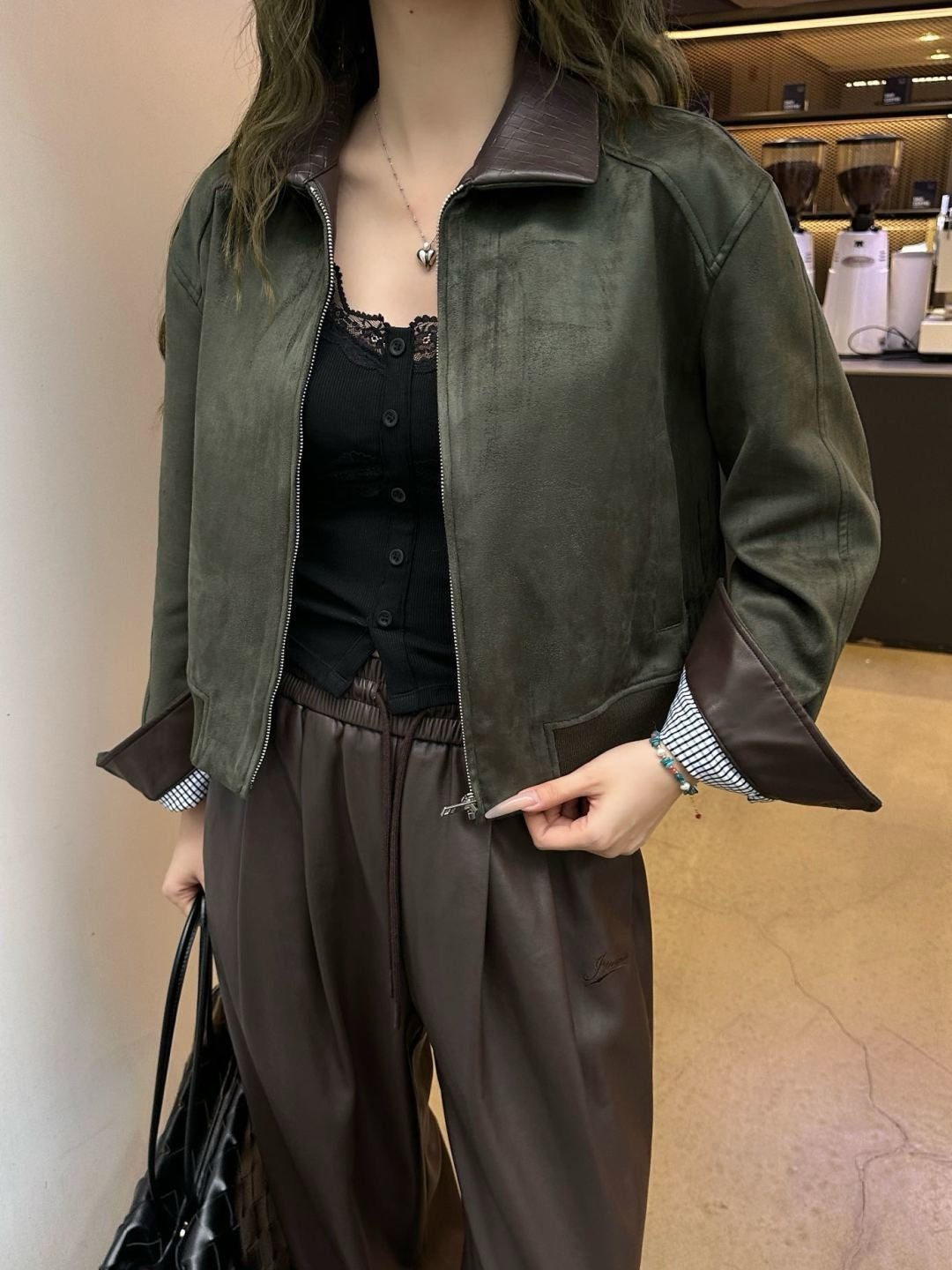 Bott 25fw suede jacket