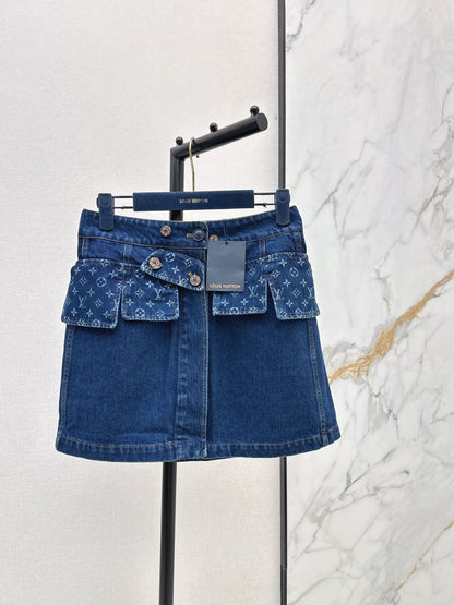 Louis 25fw denim skirt