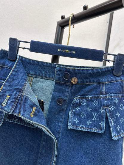 Louis 25fw denim skirt
