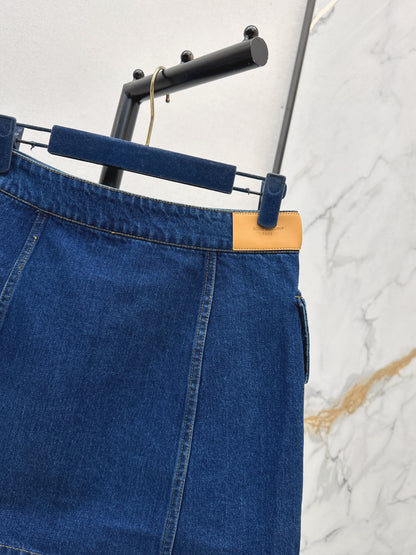 Louis 25fw denim skirt