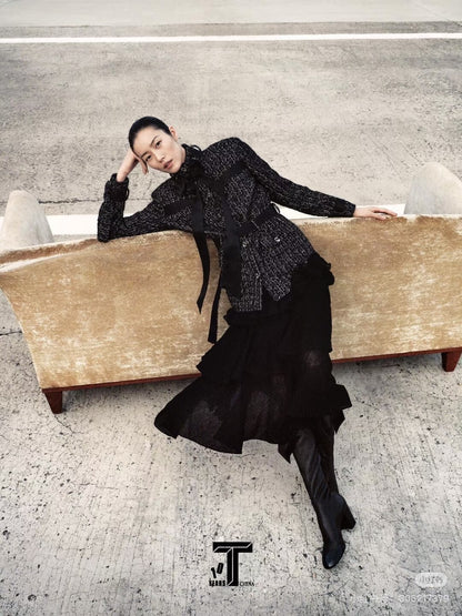 Chan 25fw tweed jacket