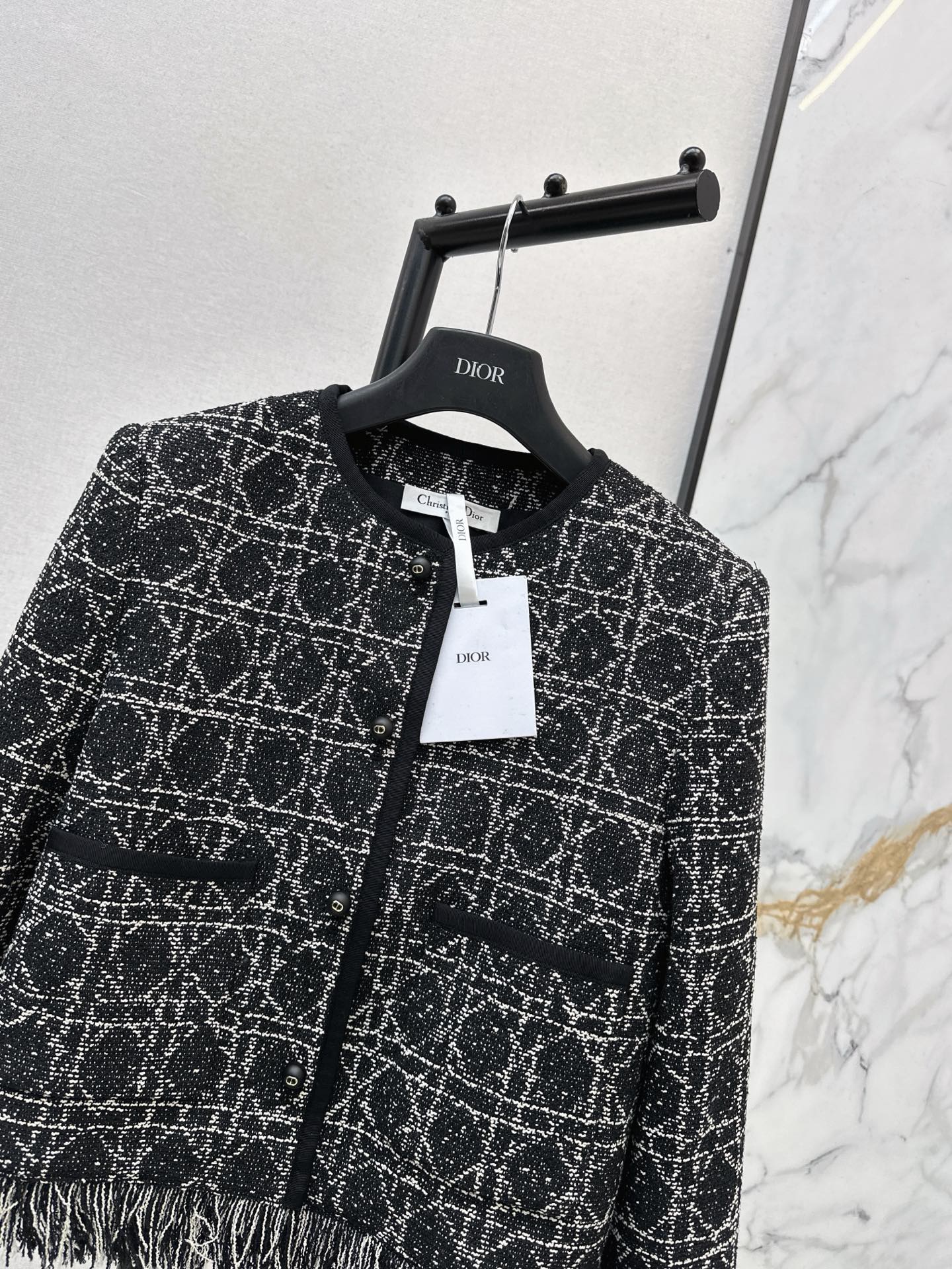 CD 25fw fringe jacket