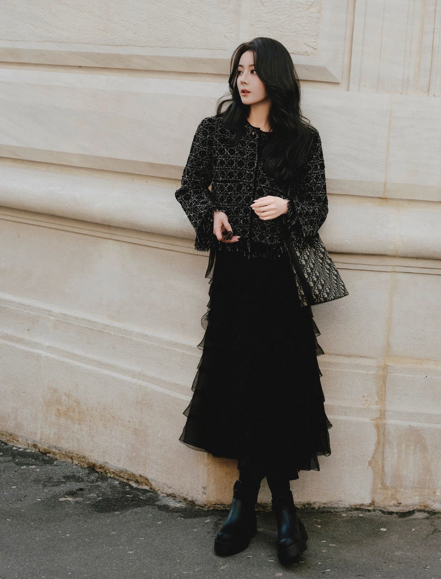 CD 25fw fringe jacket