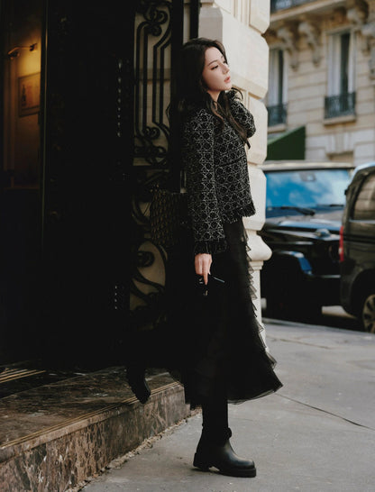 CD 25fw fringe jacket