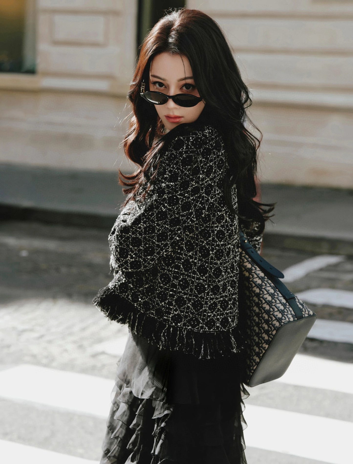 CD 25fw fringe jacket