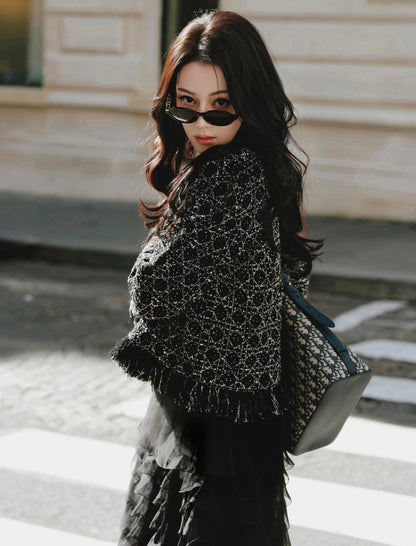 CD 25fw fringe jacket