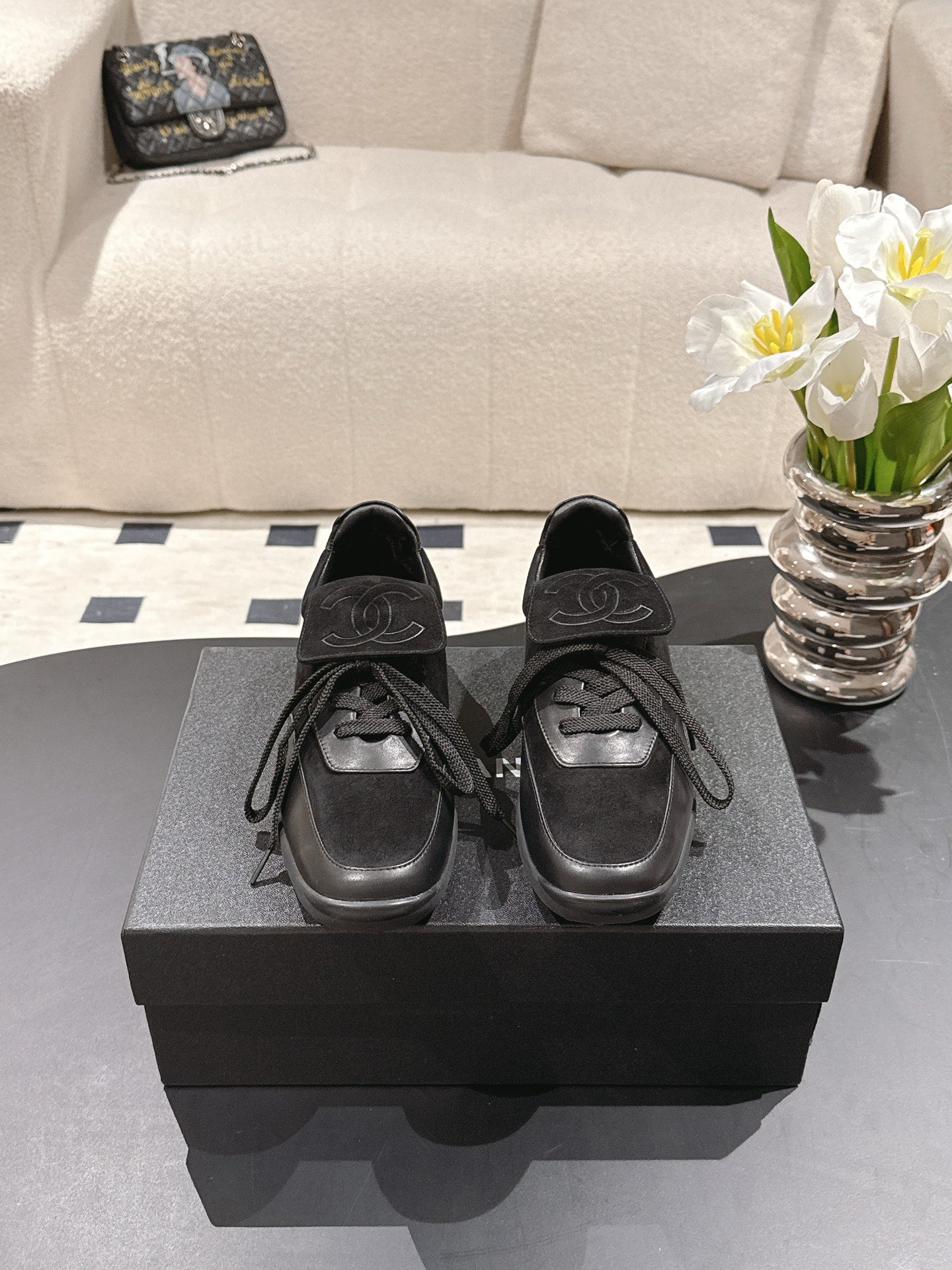 Chan 25fw British style causal shoes