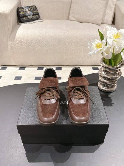 Chan 25fw British style causal shoes