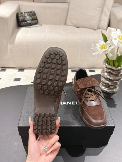 Chan 25fw British style causal shoes