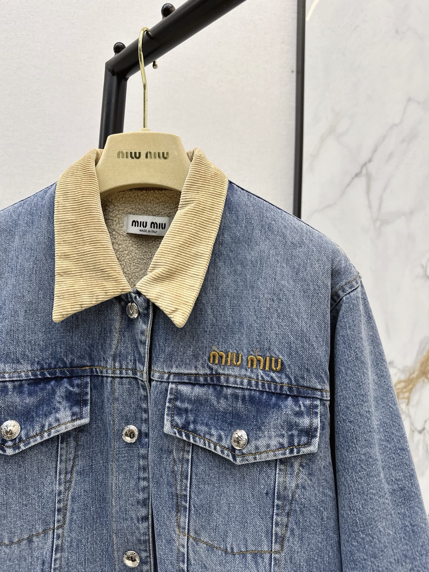 Miu 25fw denim jacket