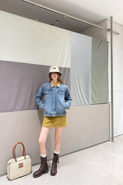 Miu 25fw denim jacket