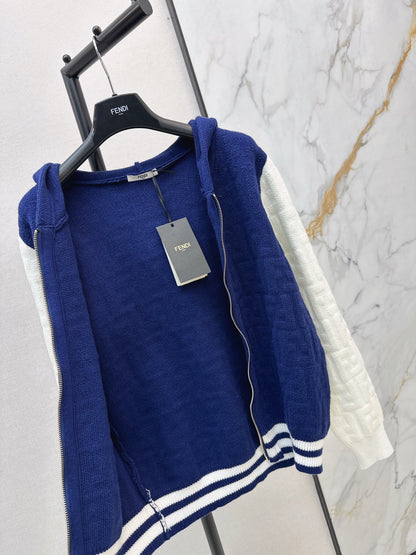 Fend 25fw hooded cardigan