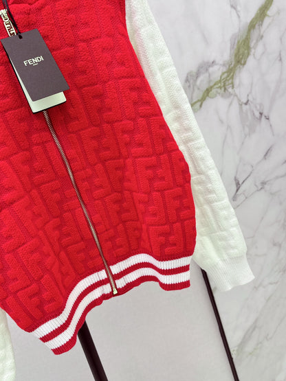 Fend 25fw hooded cardigan