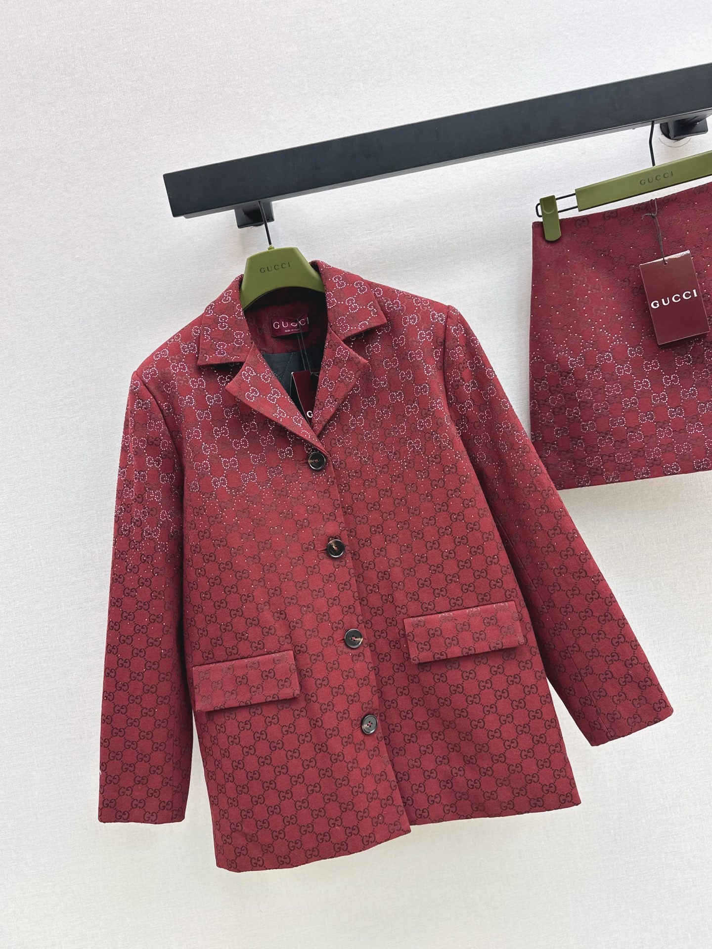 Gucc 25fw jacquard blazer