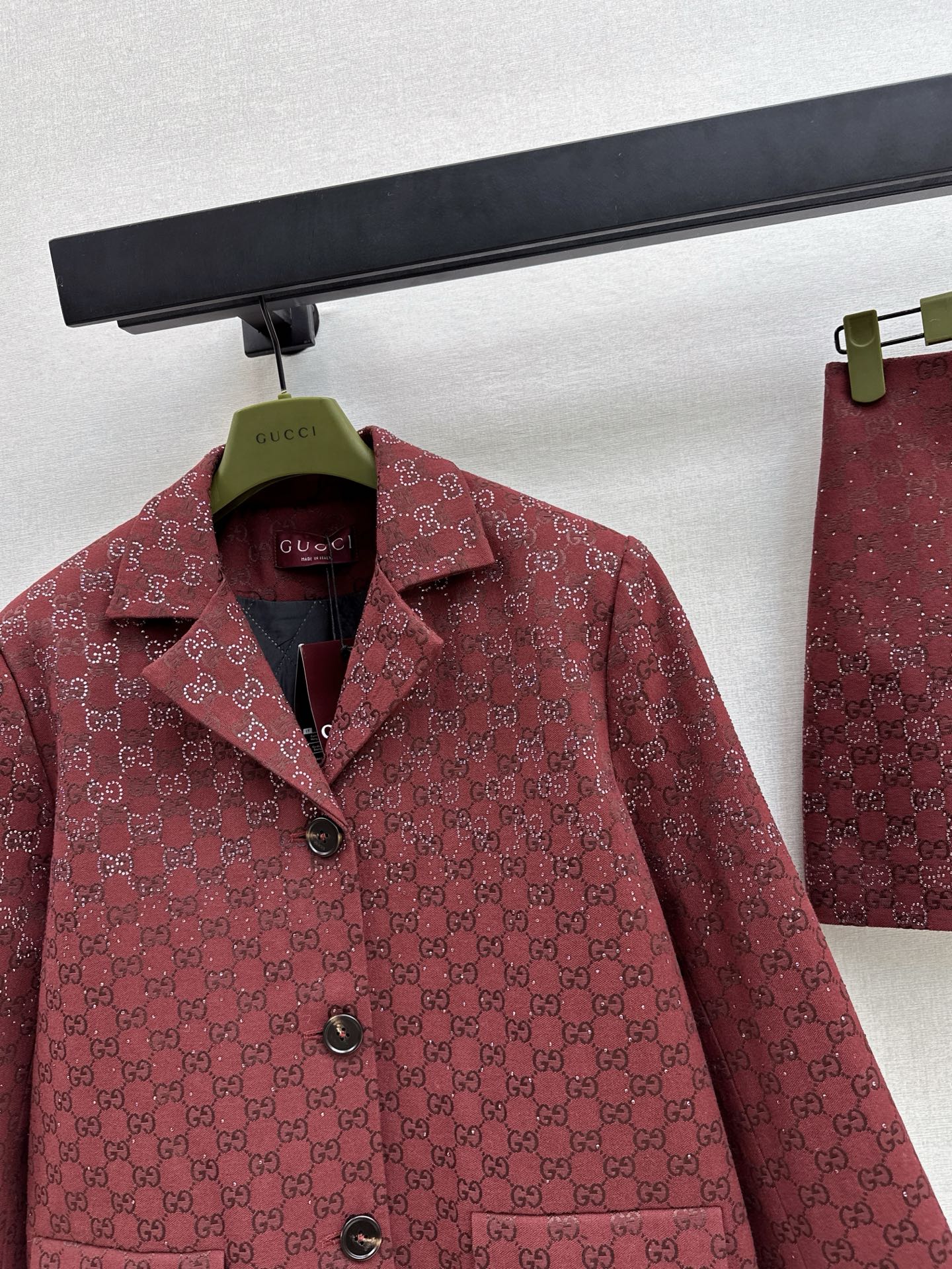 Gucc 25fw jacquard blazer