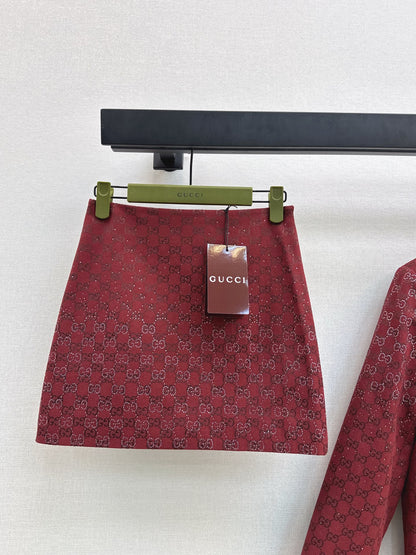 Gucc 25fw bling skirt