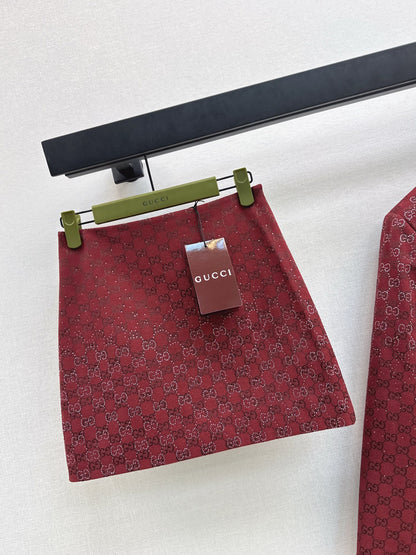 Gucc 25fw bling skirt