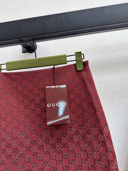 Gucc 25fw bling skirt