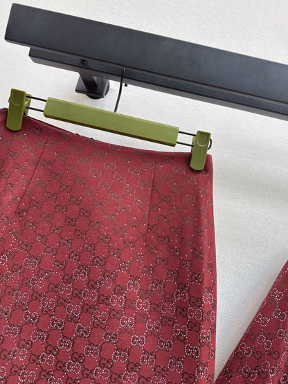 Gucc 25fw bling skirt