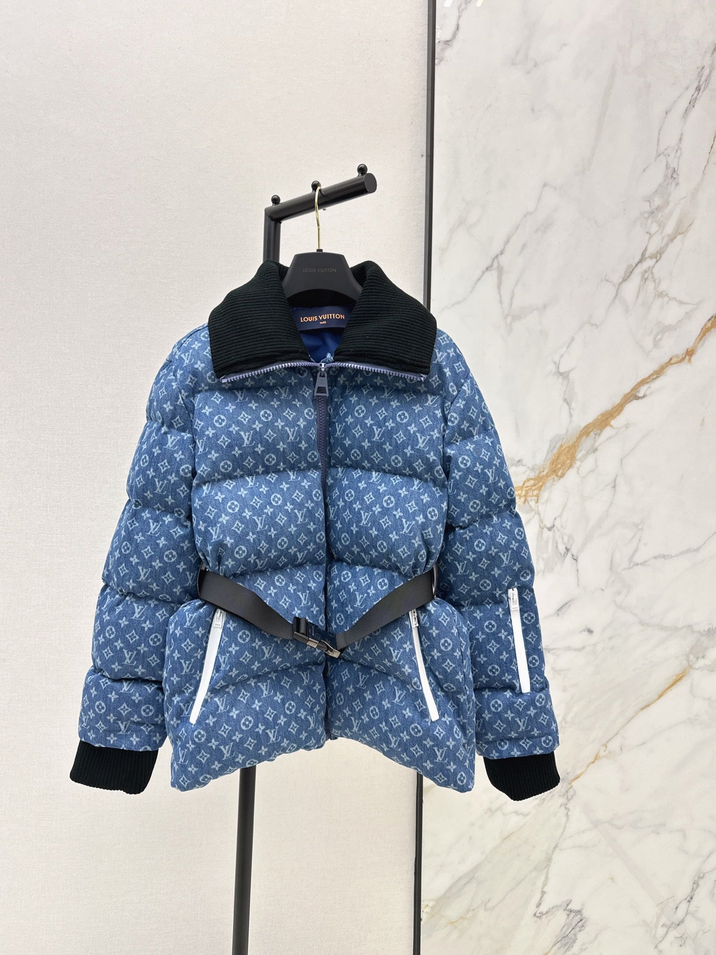 Louis 25fw denim down jacket